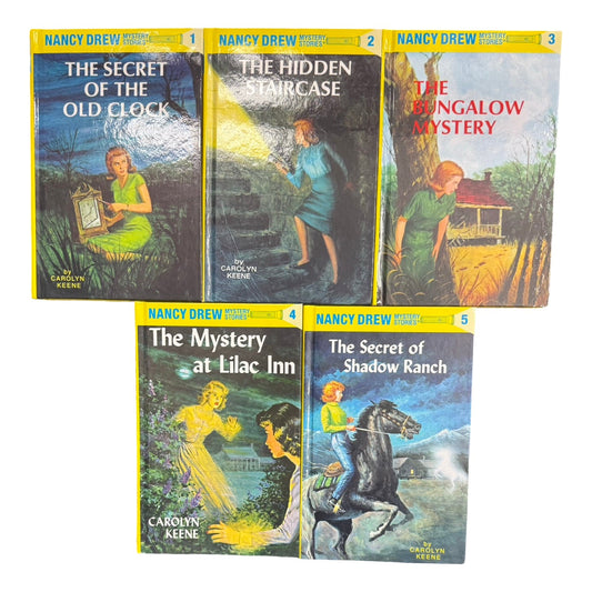 Nancy Drew series books 1-5