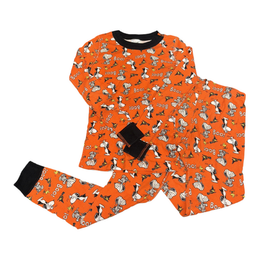 2 Piece holiday pajama set by Hanna Andersson X Peanuts size 6-7