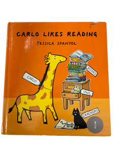 Carlo Likes Reading by Jessica Spanyol