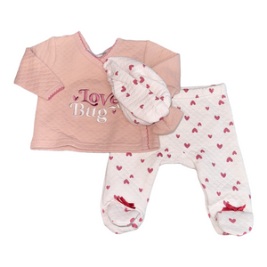 3 Piece Valentine’s Day set by Catherine Malandrino size 0-3m