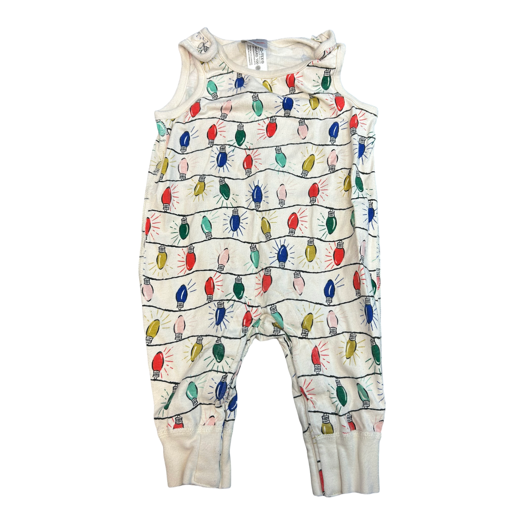 Holiday overalls by Hanna Andersson size 3-6m