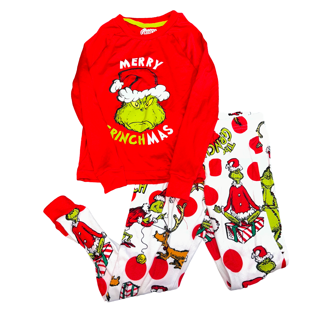 The Grinch 2 piece pajama set size 6