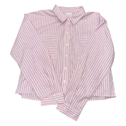 Cropped Button up by Abercrombie Kids size 11-12