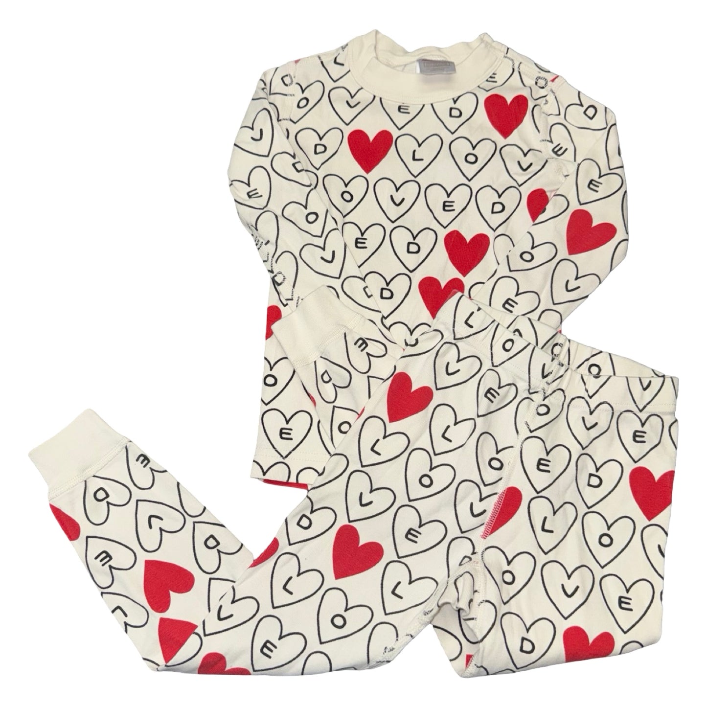 2 Piece holiday pajama set by Hanna Andersson size 4