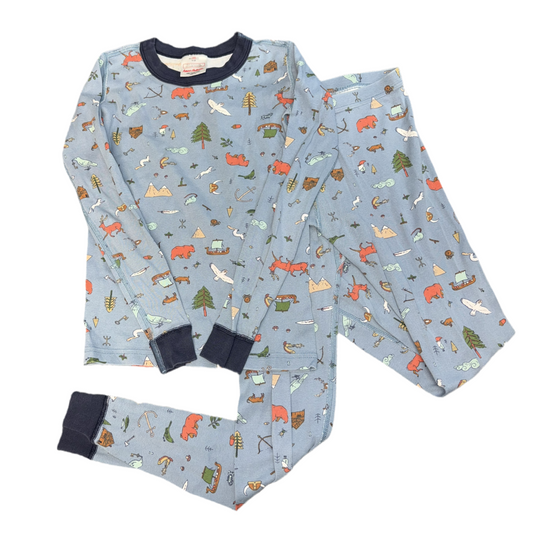 2 Piece pajama set by Hanna Andersson size 10