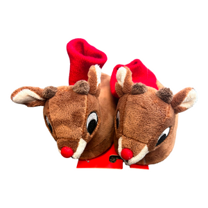 NWT Rudolph slippers size 5-6c