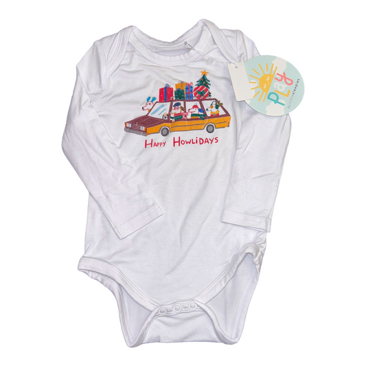 NWT Holiday Onesie by Little Sleepies size 3-6m