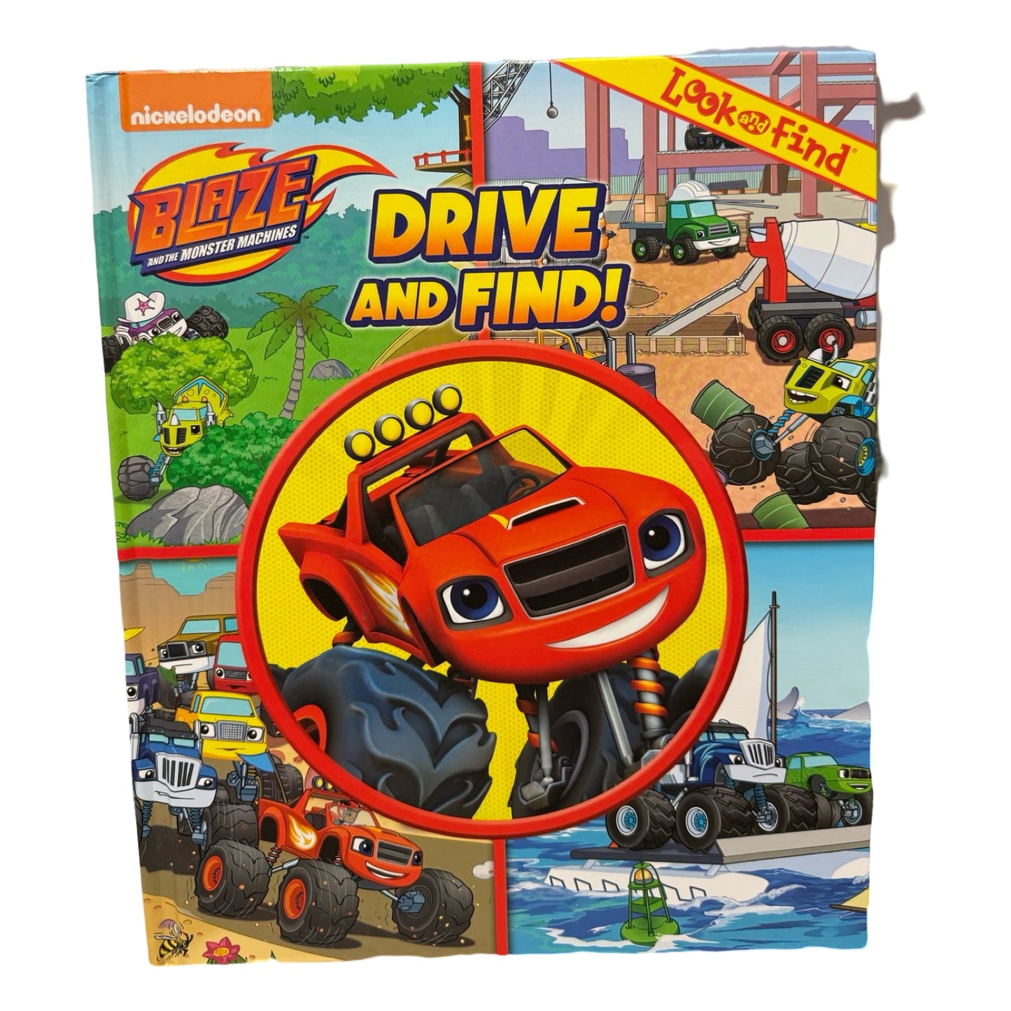 Blaze Drive and Find! Look and Find book