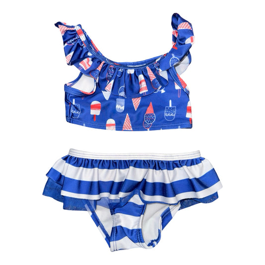 2 Piece holiday bathing suit by Cat and Jack size 12m