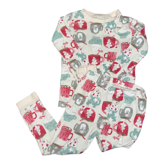 2 Piece holiday pajama set by Burts Bees size 3