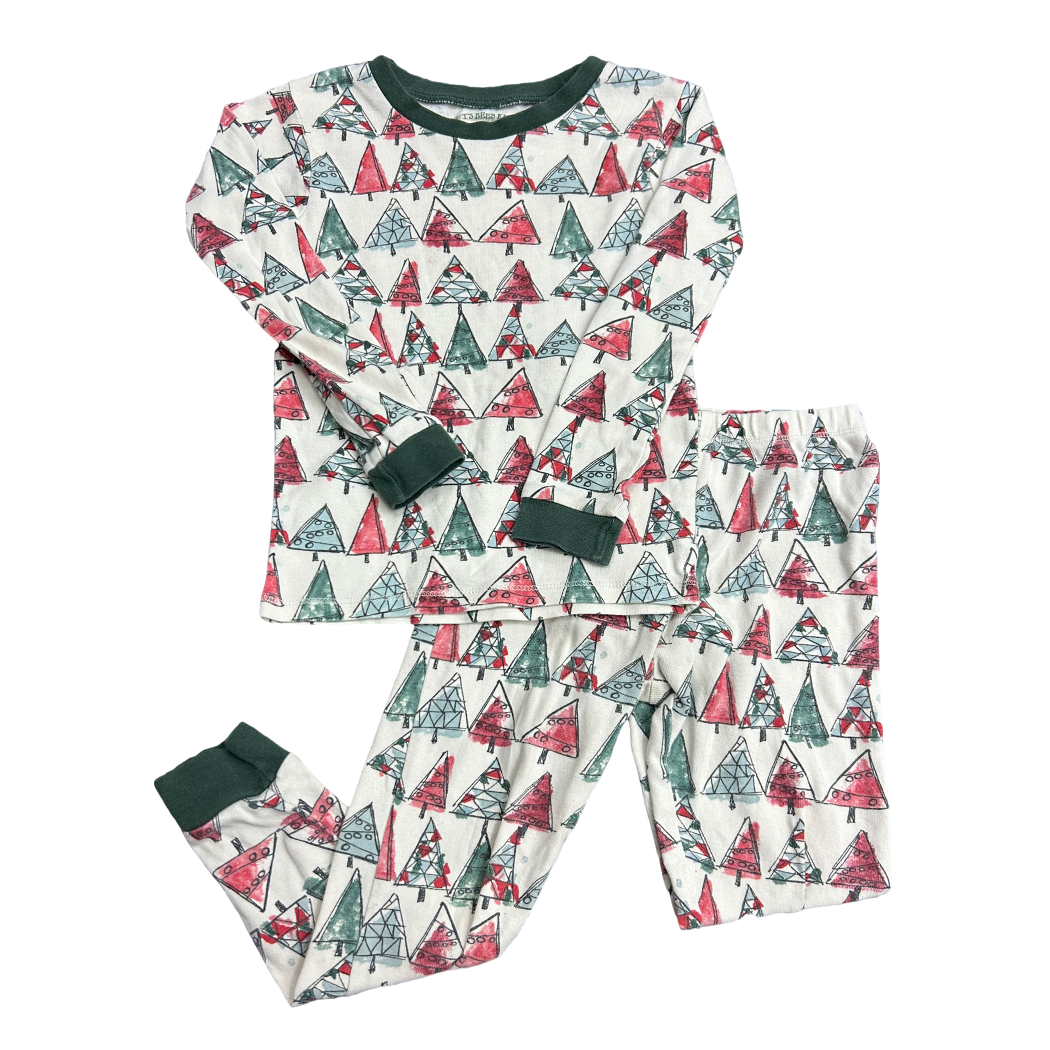 2 Piece holiday pajama set by Burts Bees size 5