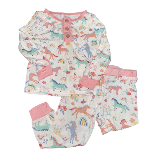 2 Piece pajama set by Mudpie size 9-12m