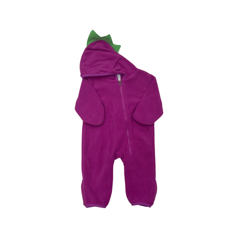 Fleece zip up coverall by Cuddle Club size 0-3m