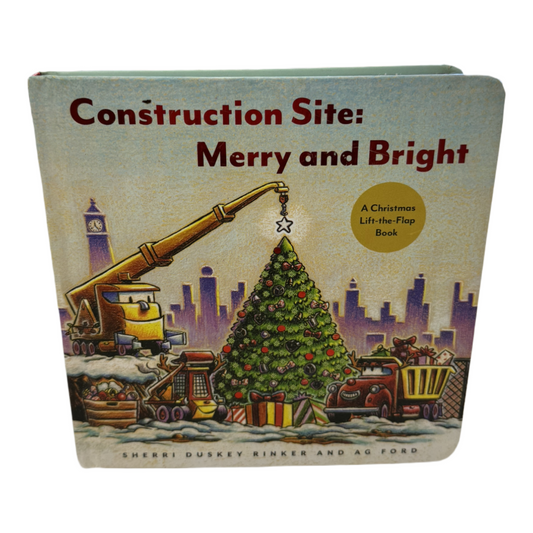 Construction Site: Merry and Bright board book