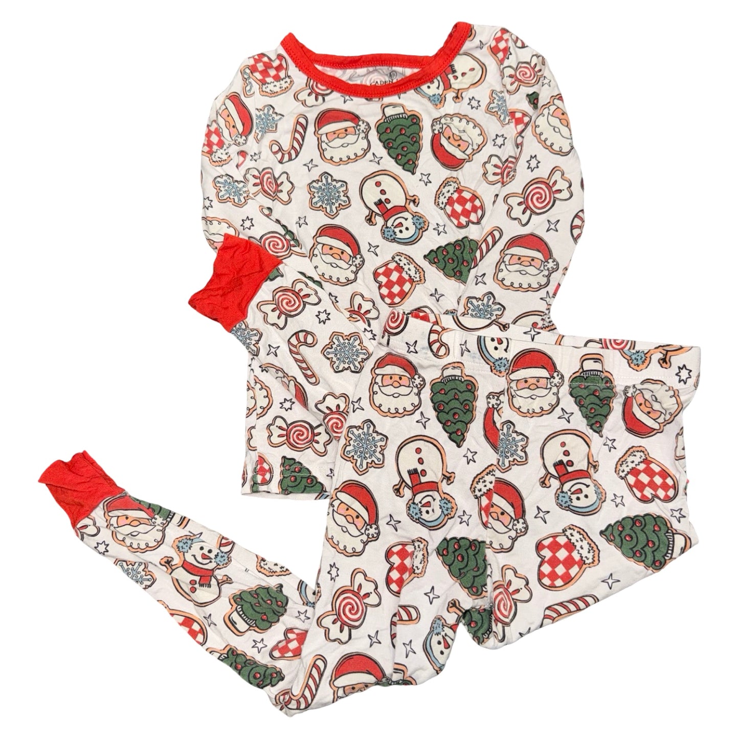 Christmas 2 piece pajamas by Caden Lane size 3