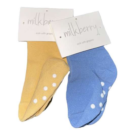 NWT 2 Piece set Milkberry infant socks