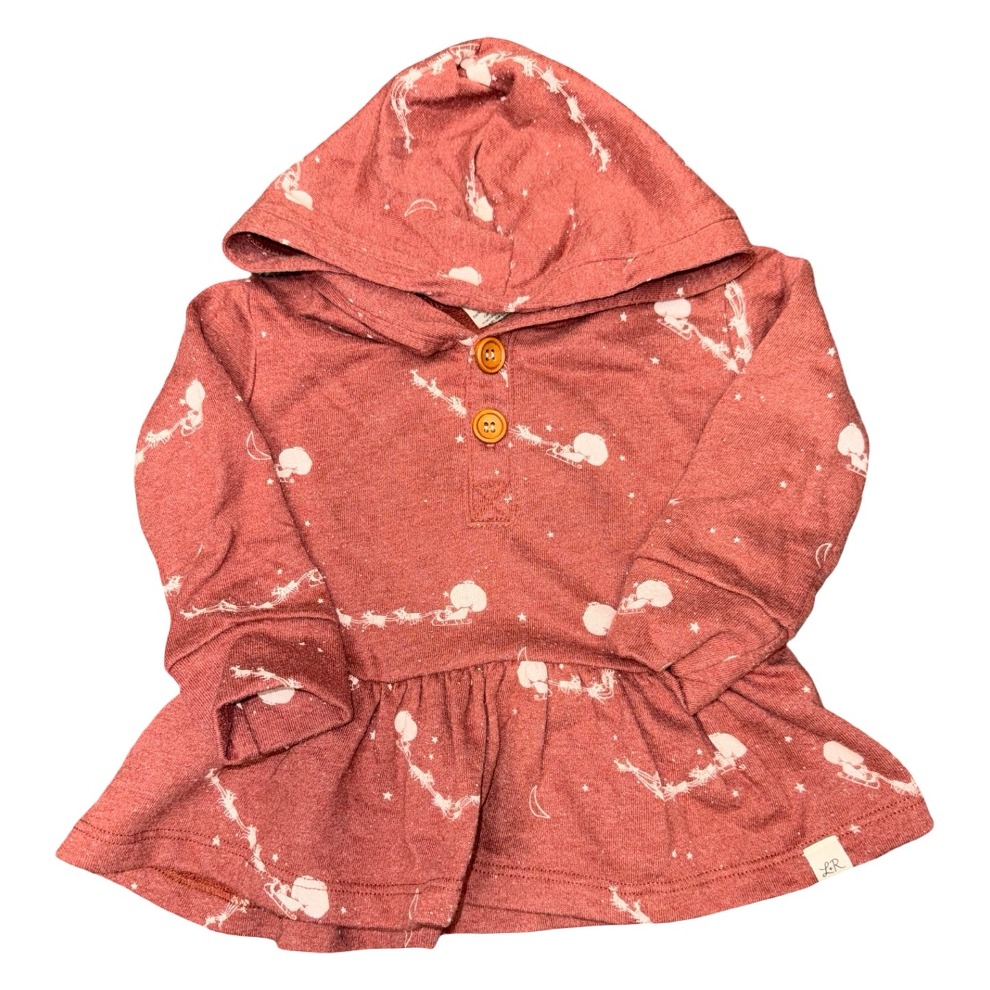 Christmas Hooded long sleeve by Lulu+Roo X The Polar Express size 18-24m