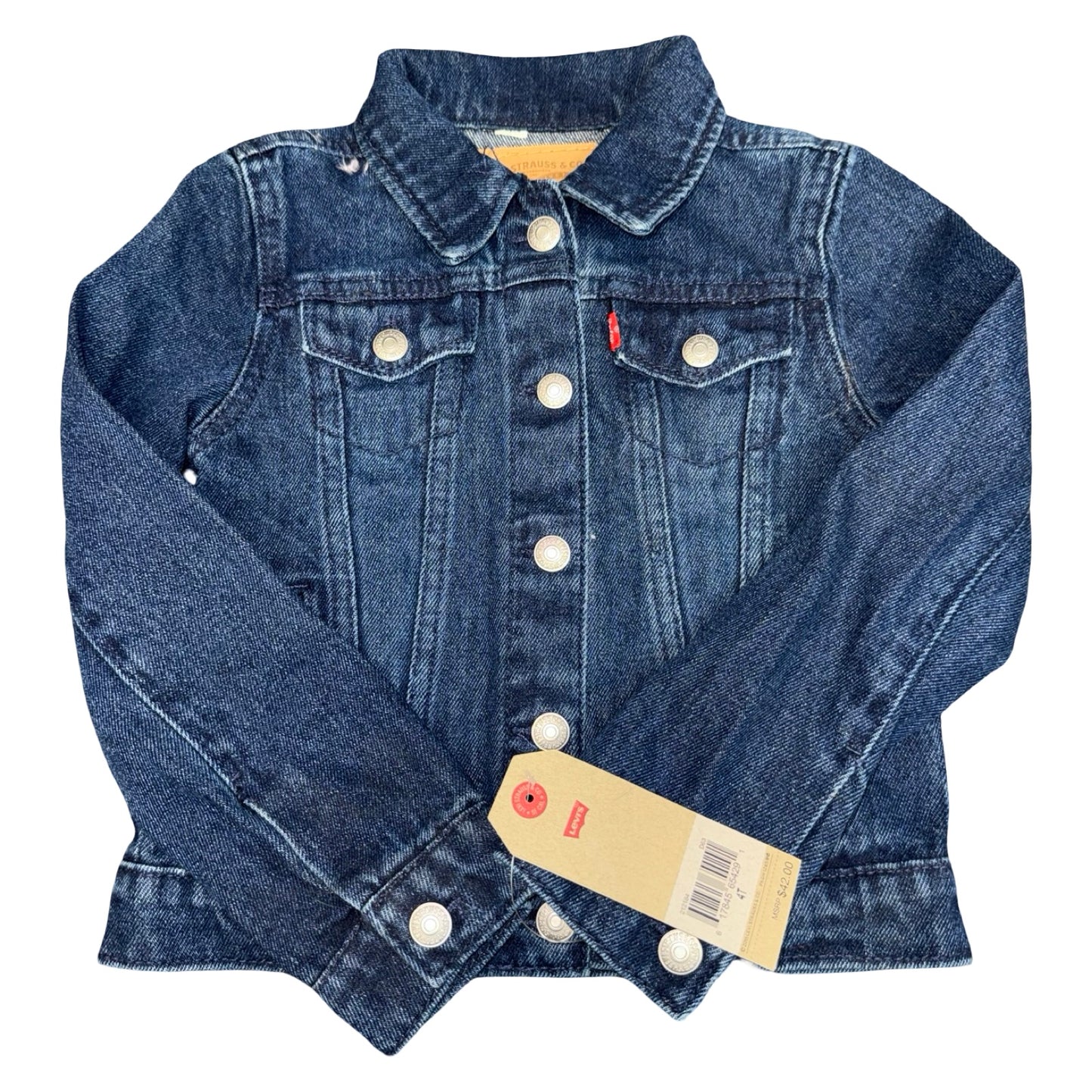NWT Denim jacket by Levi’s size 4