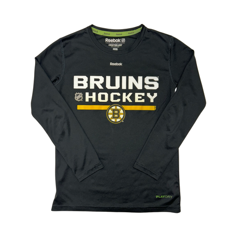 Long sleeve Bruins shirt by Reebok size 8