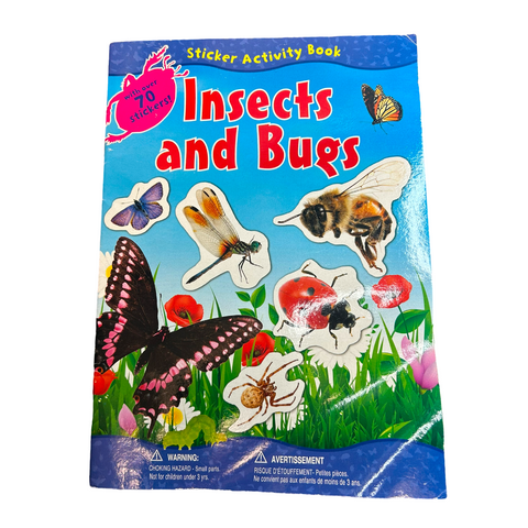 Insects And bugs Sticker activity book