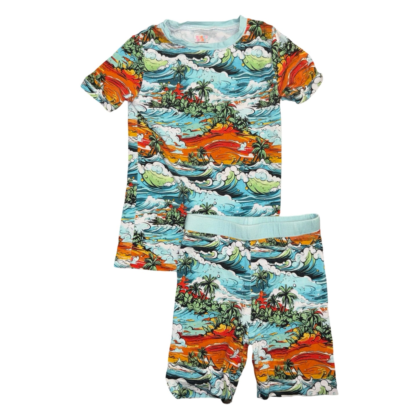 2 Piece pajama set by Beach Buns size 5
