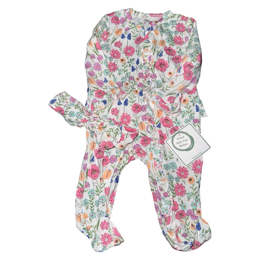 NWT Sleeper with headband by Little Me size 3m