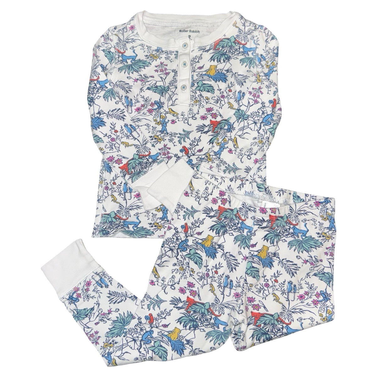 2 Piece pajama set by Roller Rabbit size 2