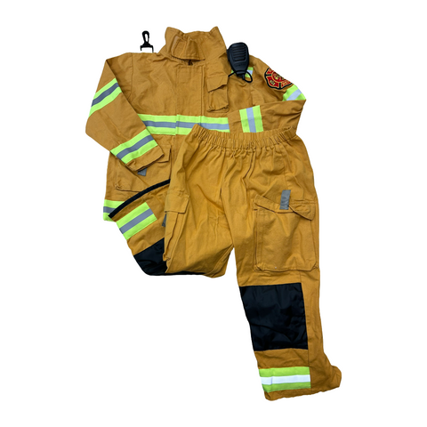 Fireman costume size 5-6