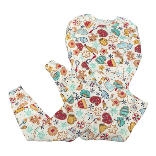 2 Piece holiday pajama set by Jingles and Joy size 4