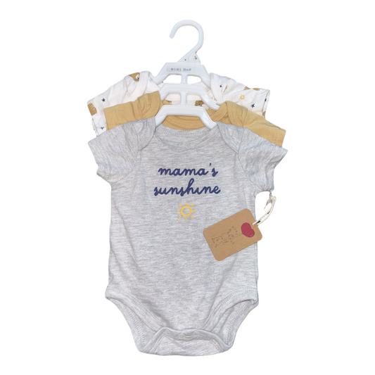 NWT 3 piece onesie set by Mini Hop size 3m