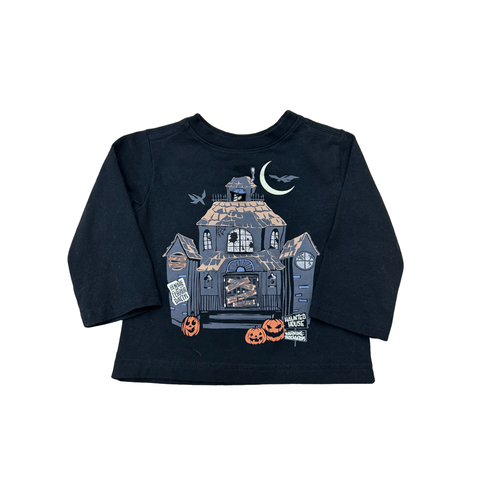 Long sleeve halloween shirt by Fierce Frank size 12m