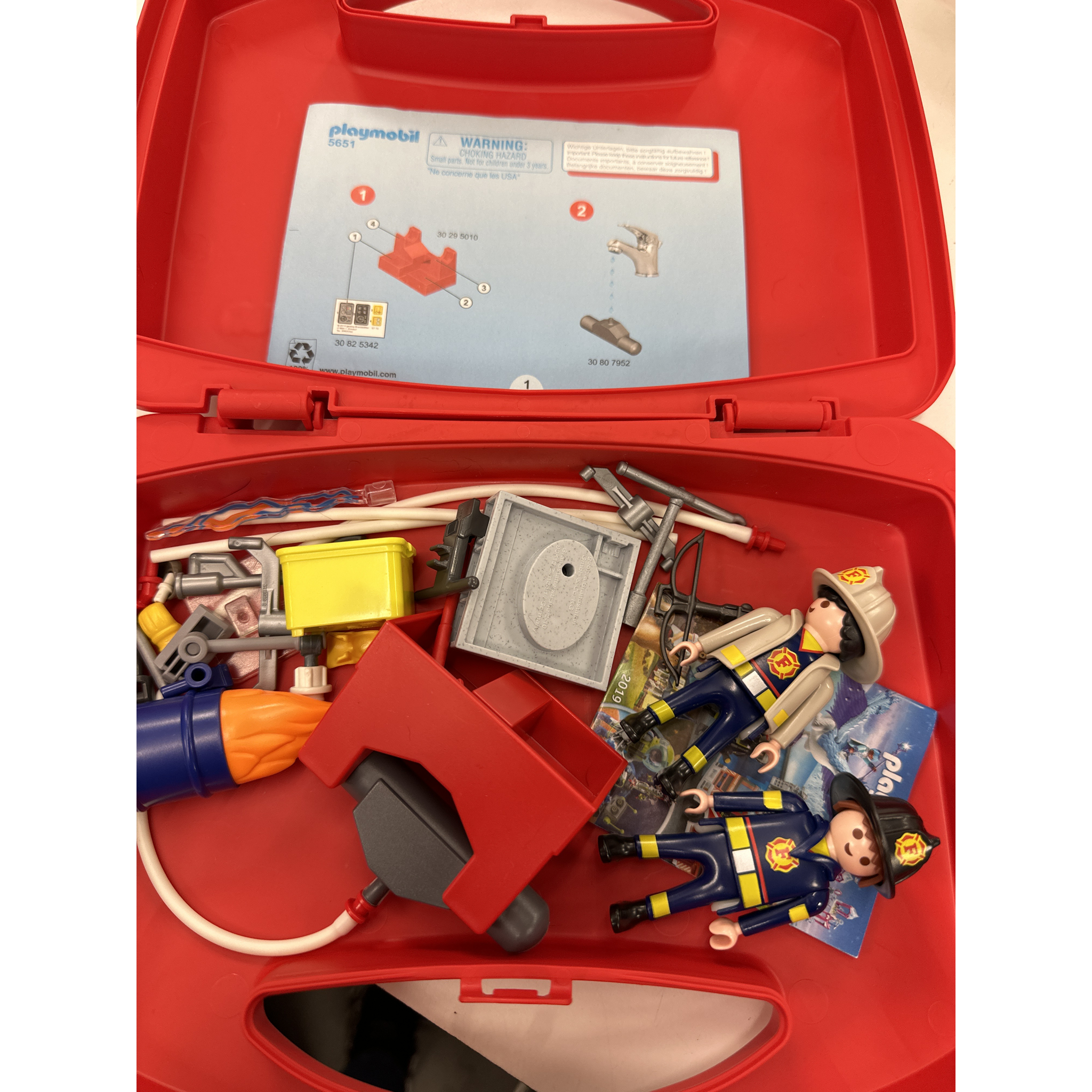 Playmobil fire rescue carry case