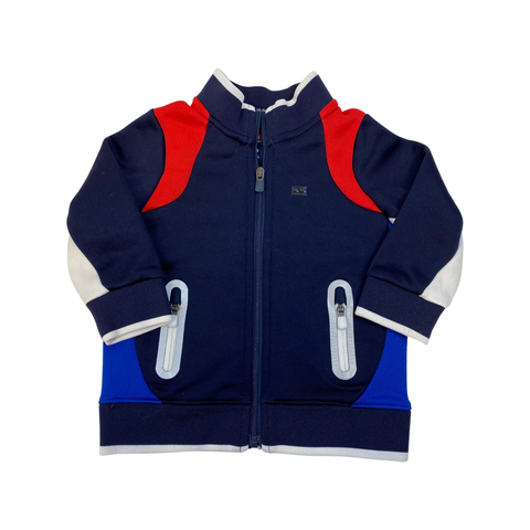 Long sleeve zip up by Tommy Hilfiger Sport size 12m