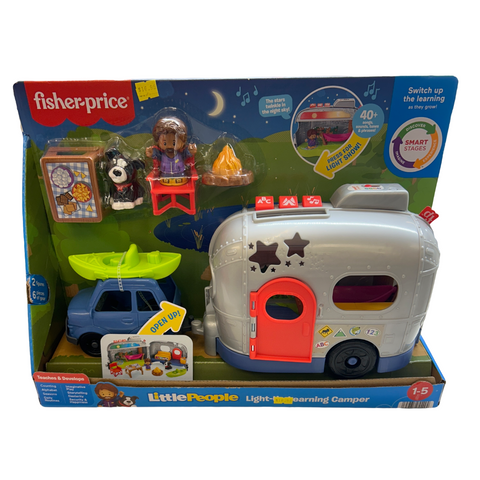 NWT Little People Light-Up Learning Camper