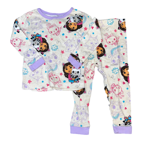 2 Piece Gabby’s Dollhouse pajama set size 2