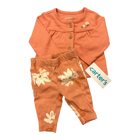 NWT 2 piece set by Carters size NB