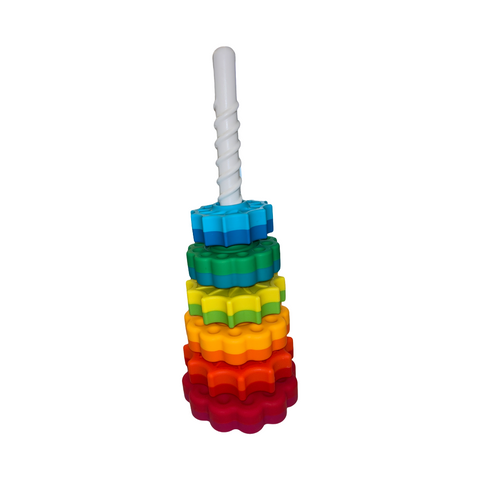 SpinAgain stacking toy by Fat Brain Toys