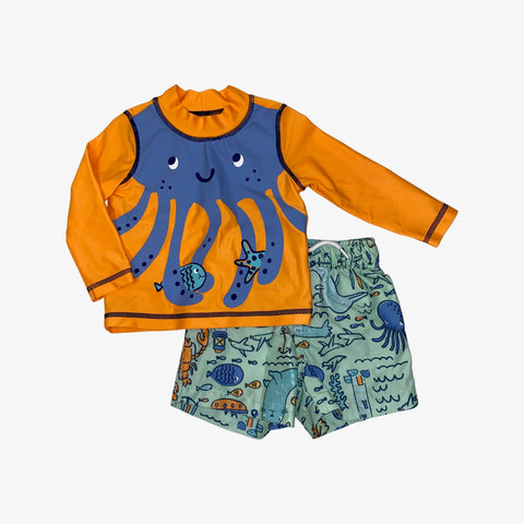 Two Piece Bathing Suit by Carters size 6m