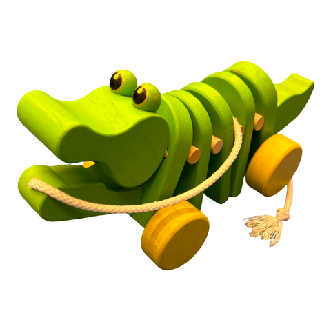 Dancing Alligator pull-toy by PlanToys