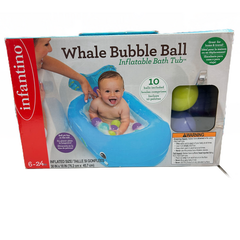Whale Bubble Ball Inflatable Bathtub by Infantino