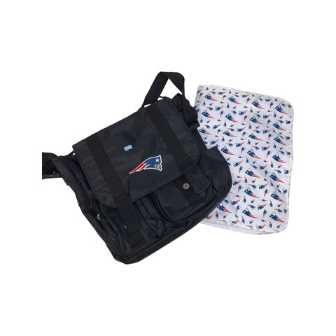 Patriots themed diaper bag