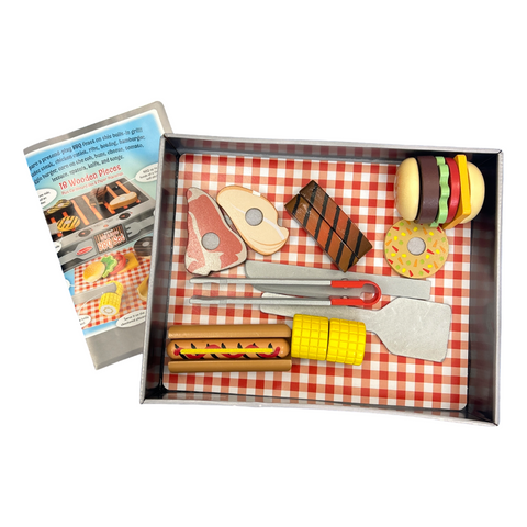 Wooden Grill and Serve BBQ Set by Melissa and Doug