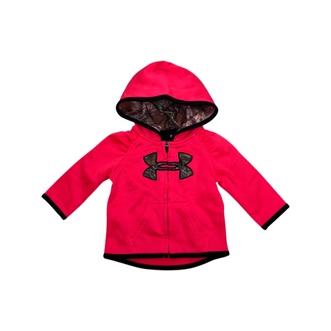 Hooded zip up by Under Armour size 0-3m