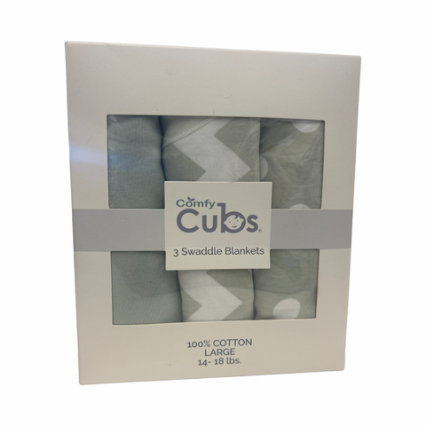 NWT Swaddle Blankets by Comfy Cubs