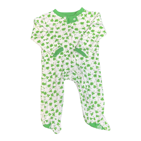 St. Patrick’s Day Sleeper by Burt’s Bees size 0-3m